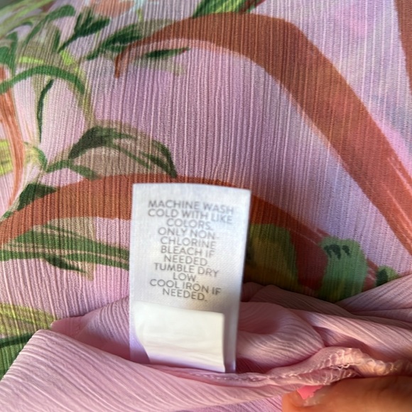 🌺 J. Jill Tropical, Flute-Sleeve Tunic / Dress 🌺 - Picture 12 of 16